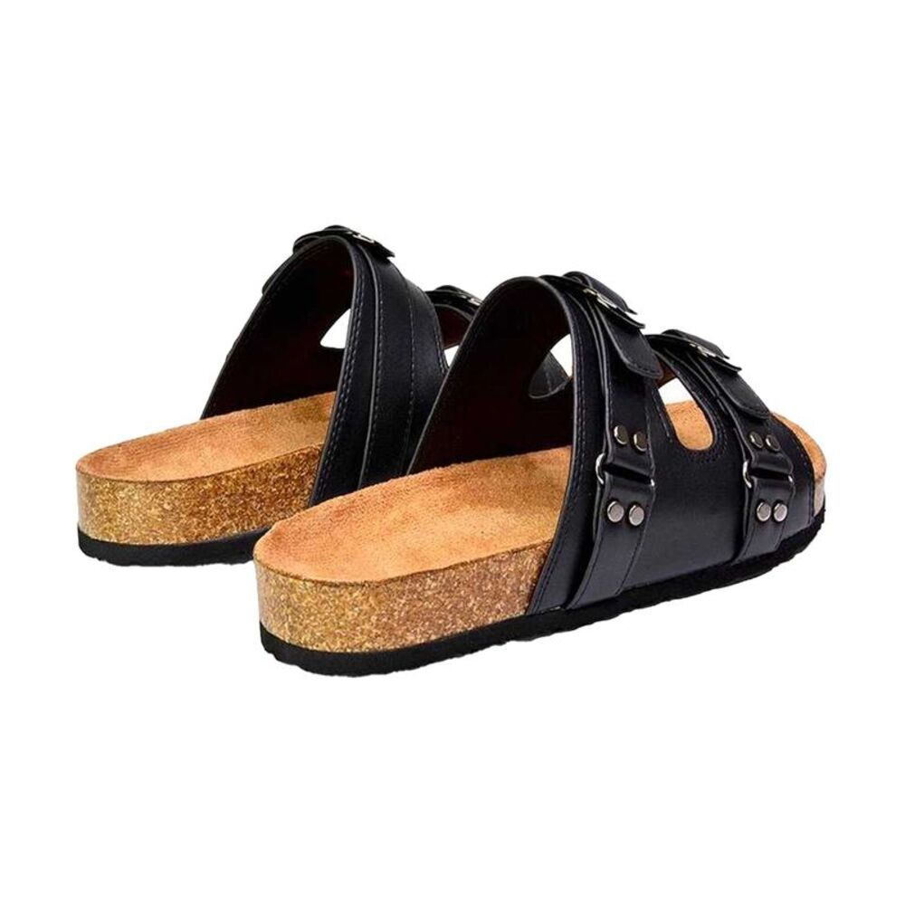 London Womens/Ladies Evan Slip-on Flat Sandals / Khaki